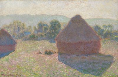 Heuhaufen, Mittag von Claude Monet